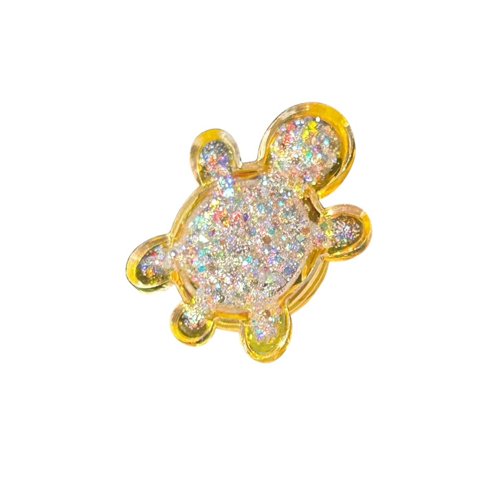 Sanrio Pompompurin Shimmery Yellow Lucky Turtle with 3D Floating Frame Display - Picture 10 of 13